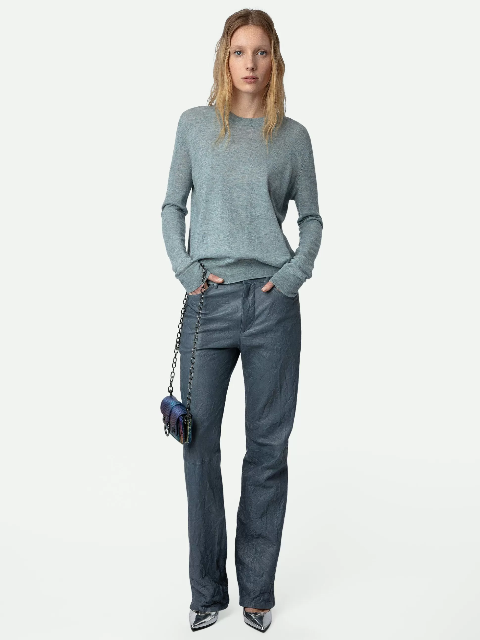 Zadig&Voltaire Gensere Og Cardigans^100% Cashmere Life Genser Sky