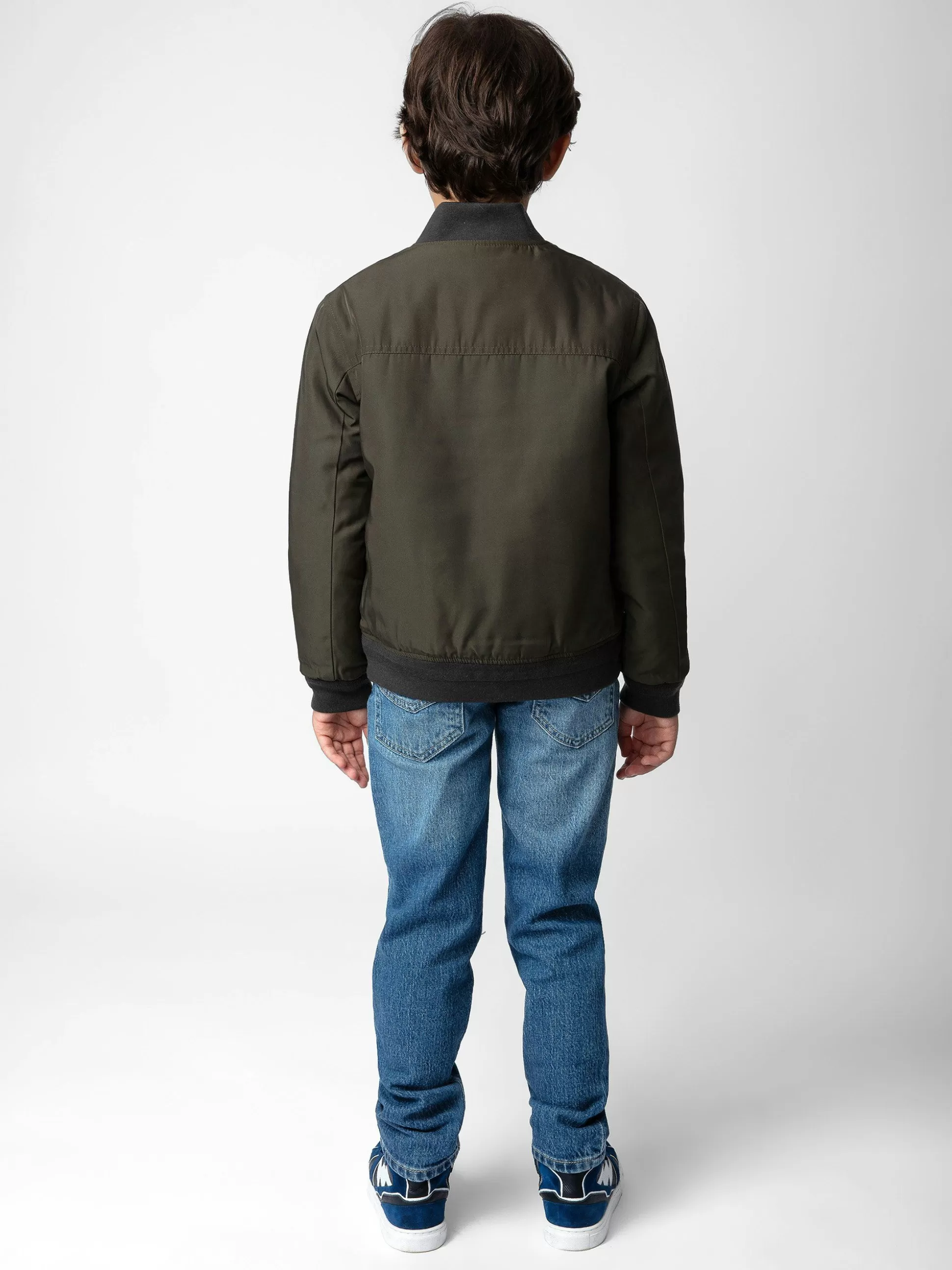 Zadig&Voltaire Barn^Benet Boy'S Bomber Jacket Kaki