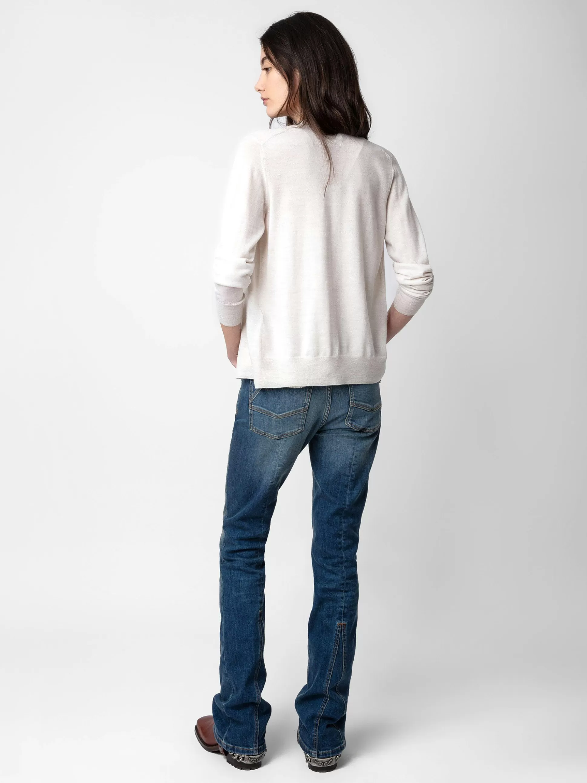 Zadig&Voltaire Gensere Og Cardigans^Jemmy Bijoux Cardigan I 100 % Merinoull Sno