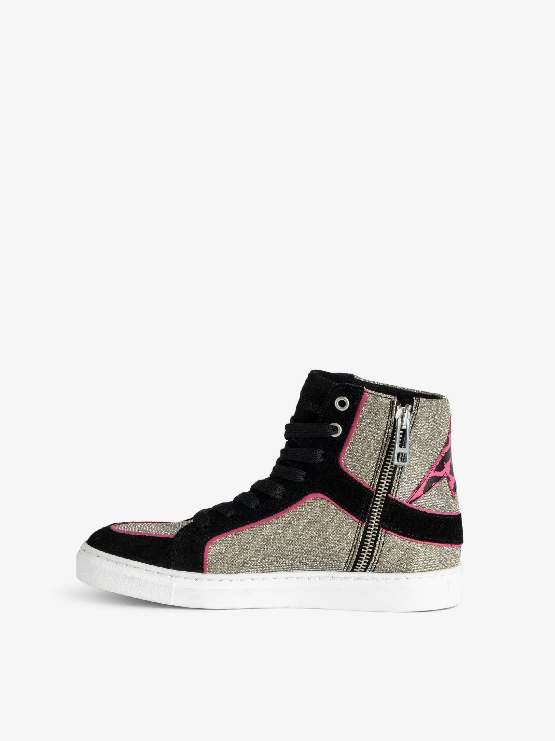 Zadig&Voltaire Barn^Jente Zv1747 High Flash High Top Joggesko Svart