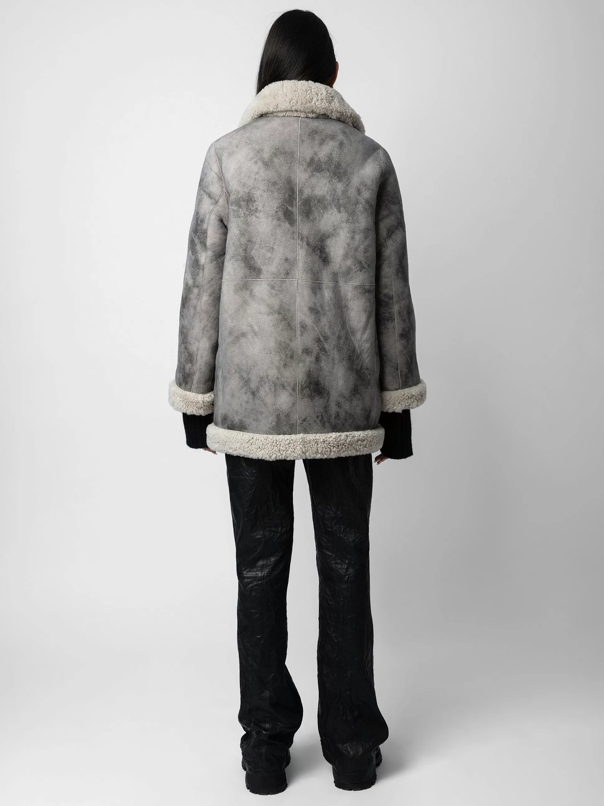 Zadig&Voltaire Jakker Og Kåper^Magdas Shearling Coat Naturlig