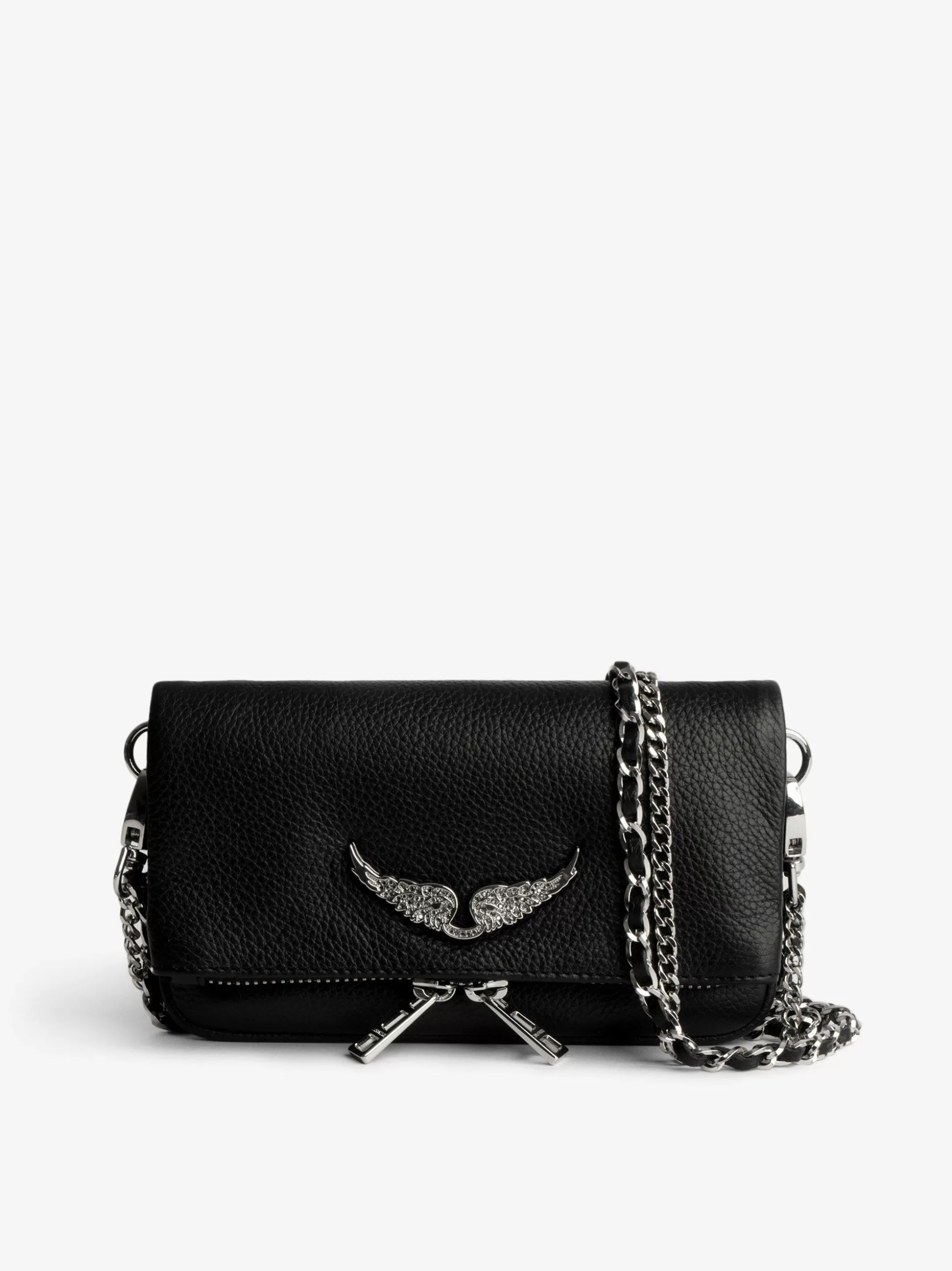 Zadig&Voltaire Poser^Rock Nano Swing Your Wings Pouch Svart Solv