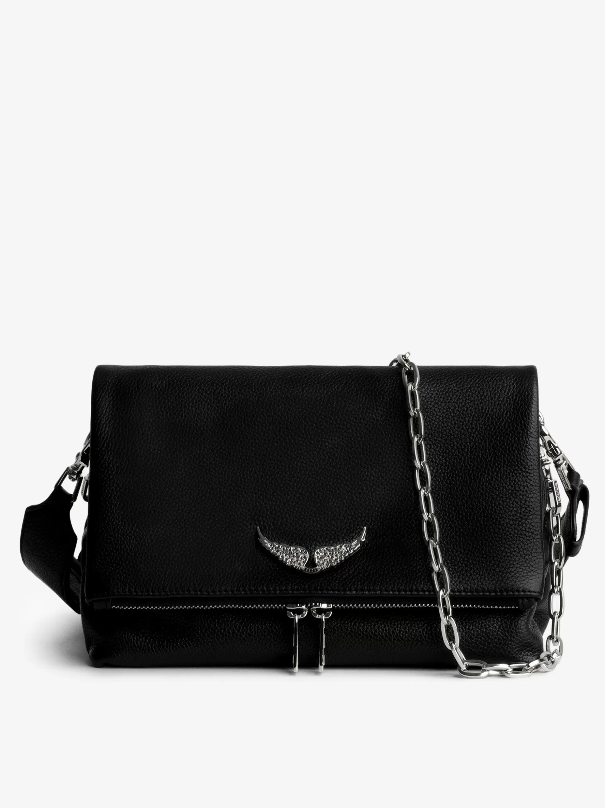 Zadig&Voltaire Skulderveske^Rocky Swing Your Wings Bag Svart Solv