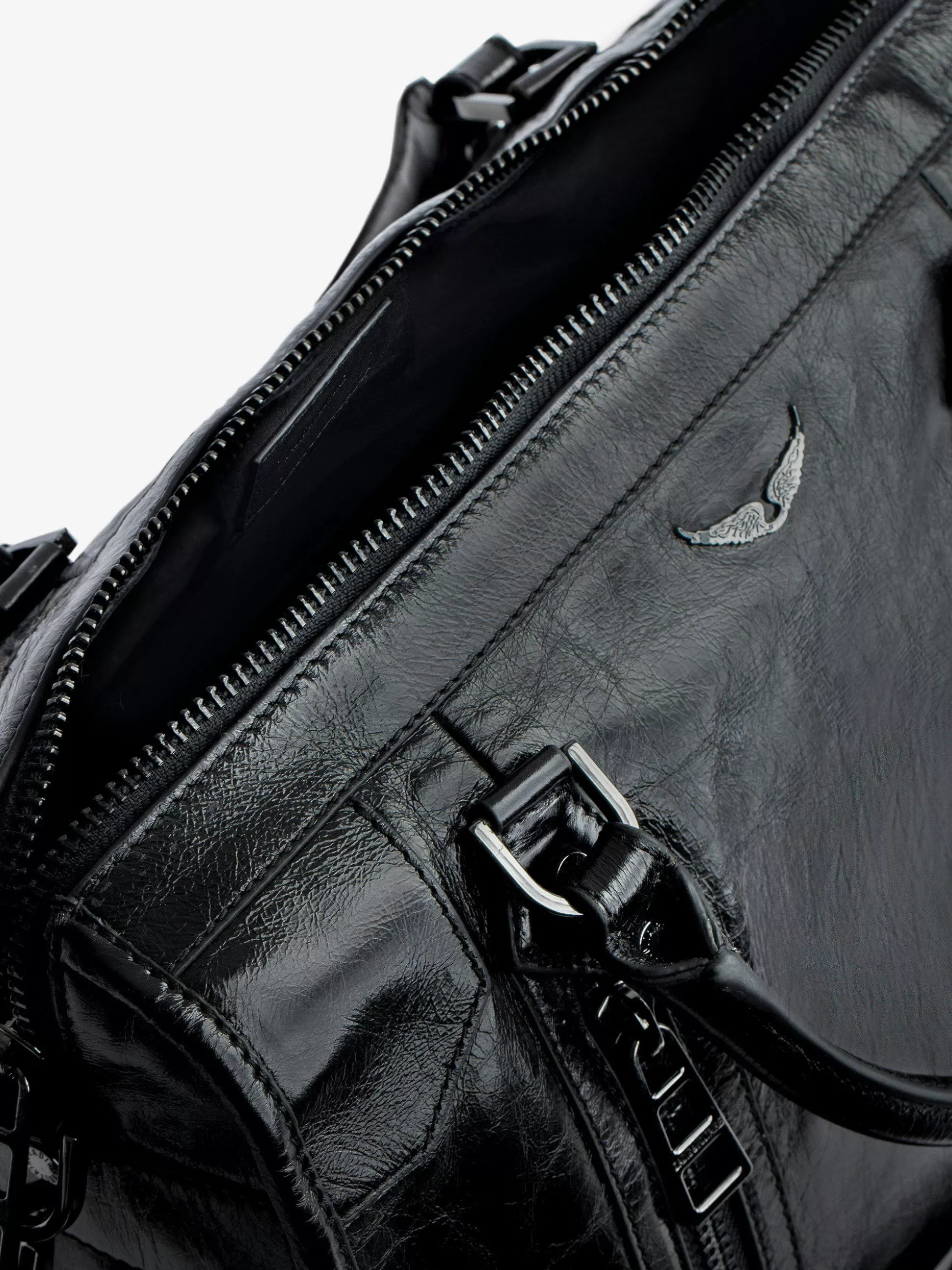 Zadig&Voltaire Håndvesker^Sunny Medium #2 Vintage Patent Bag Svart