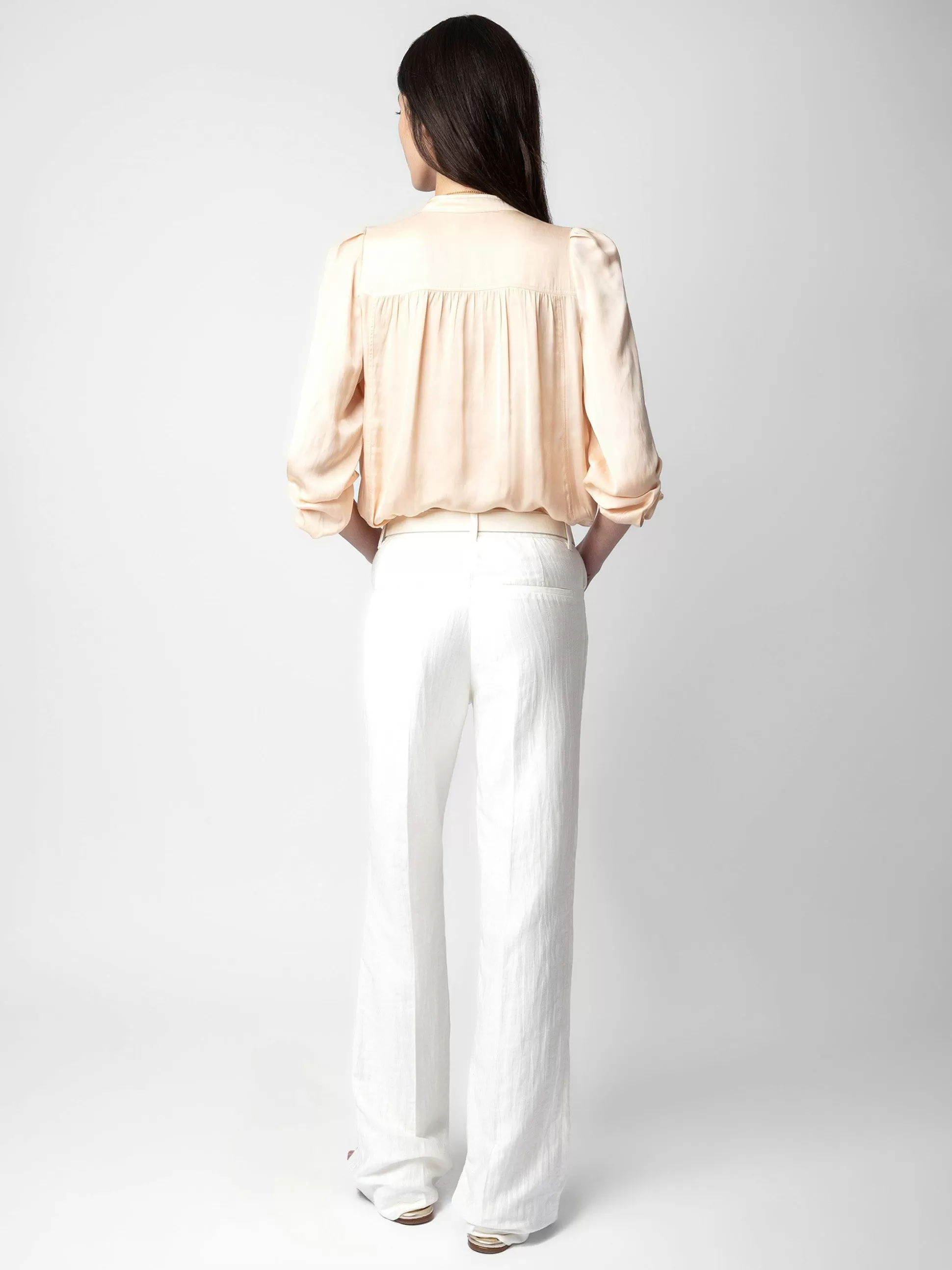 Zadig&Voltaire Topper Og Skjorter^Tchin Sateng Bluse Sorbet