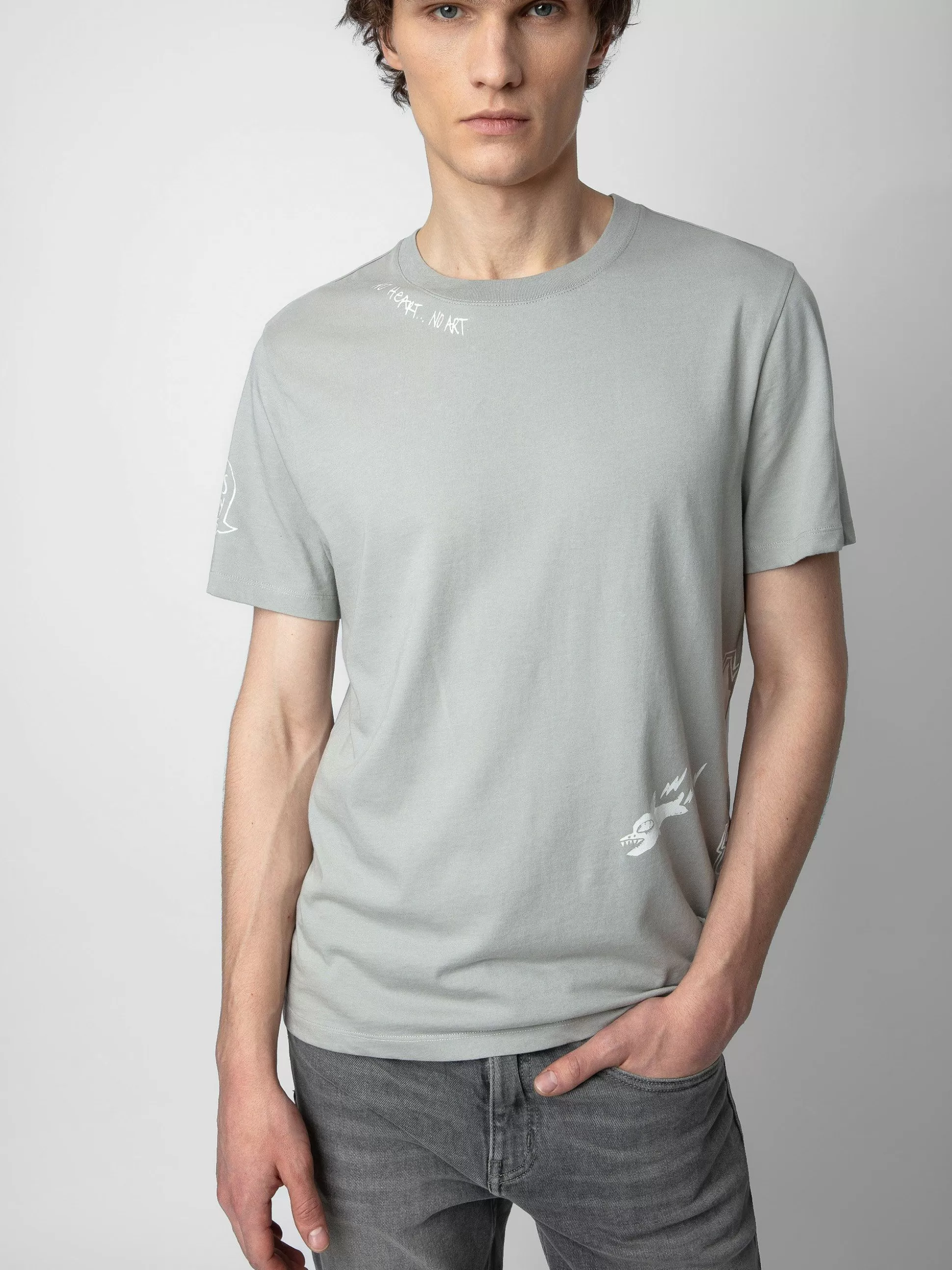 Zadig&Voltaire T-Skjorter Og Tunisere^Ted Tag T-Skjorte Osters