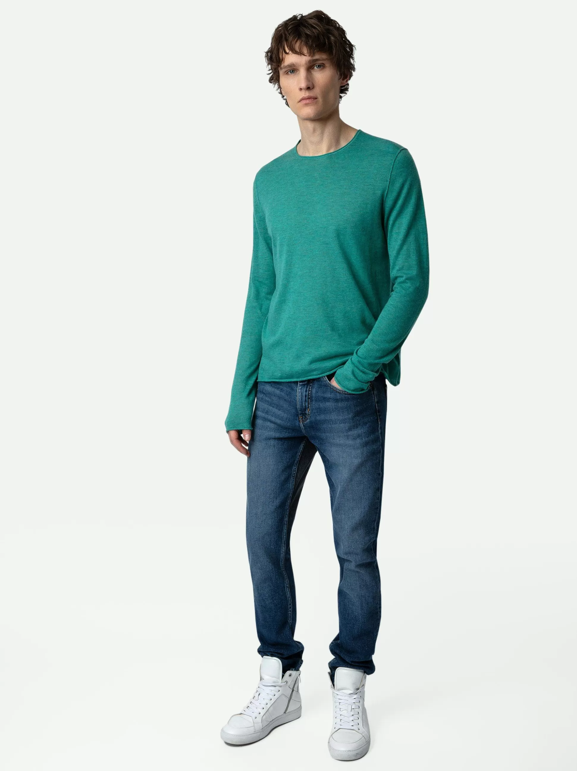 Zadig&Voltaire Gensere Og Cardigans^Teiss Genser I 100 % Kashmir Aqua