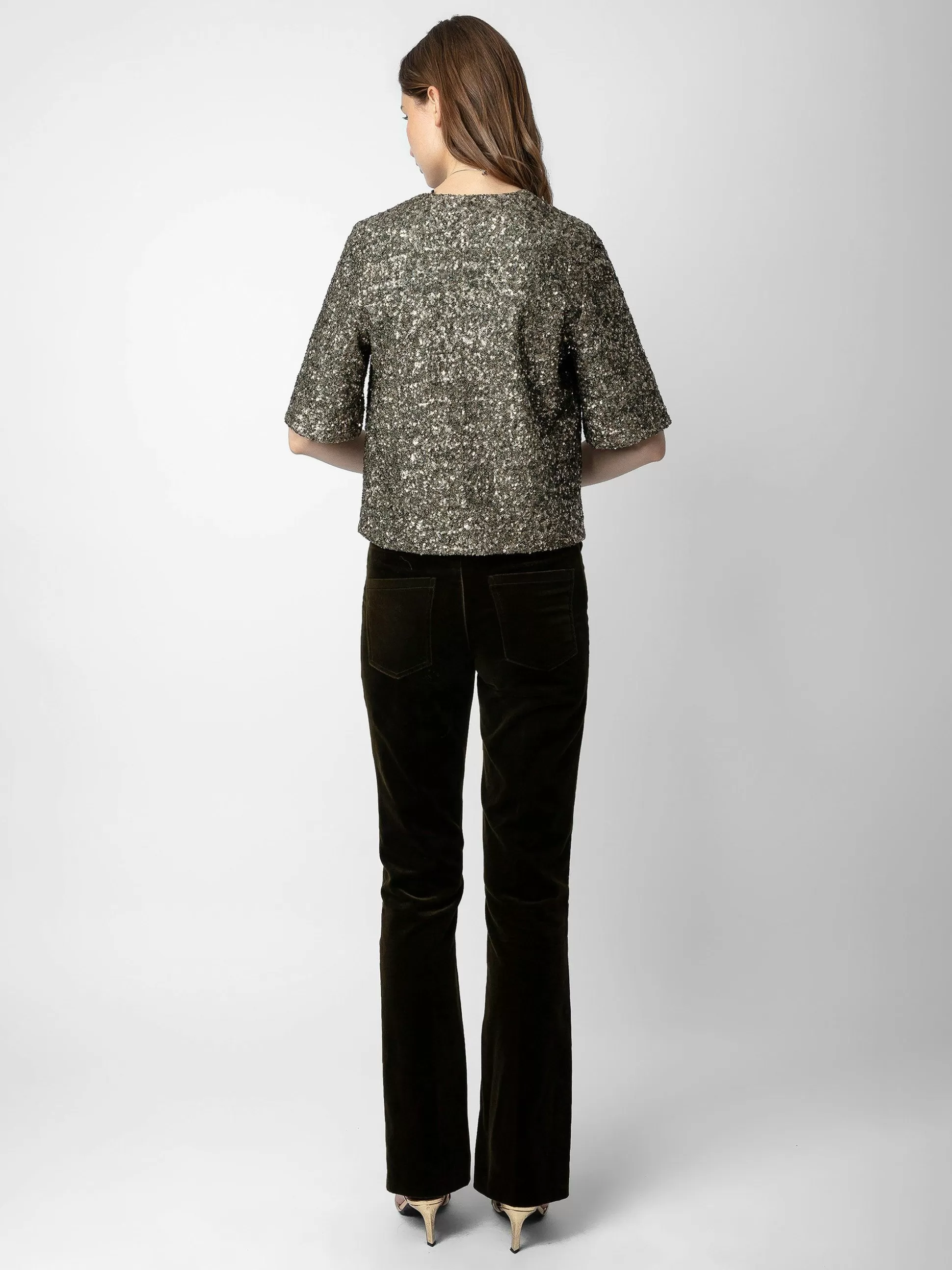 Zadig&Voltaire Topper Og Skjorter^Tytane Sequins Bluse Bronse