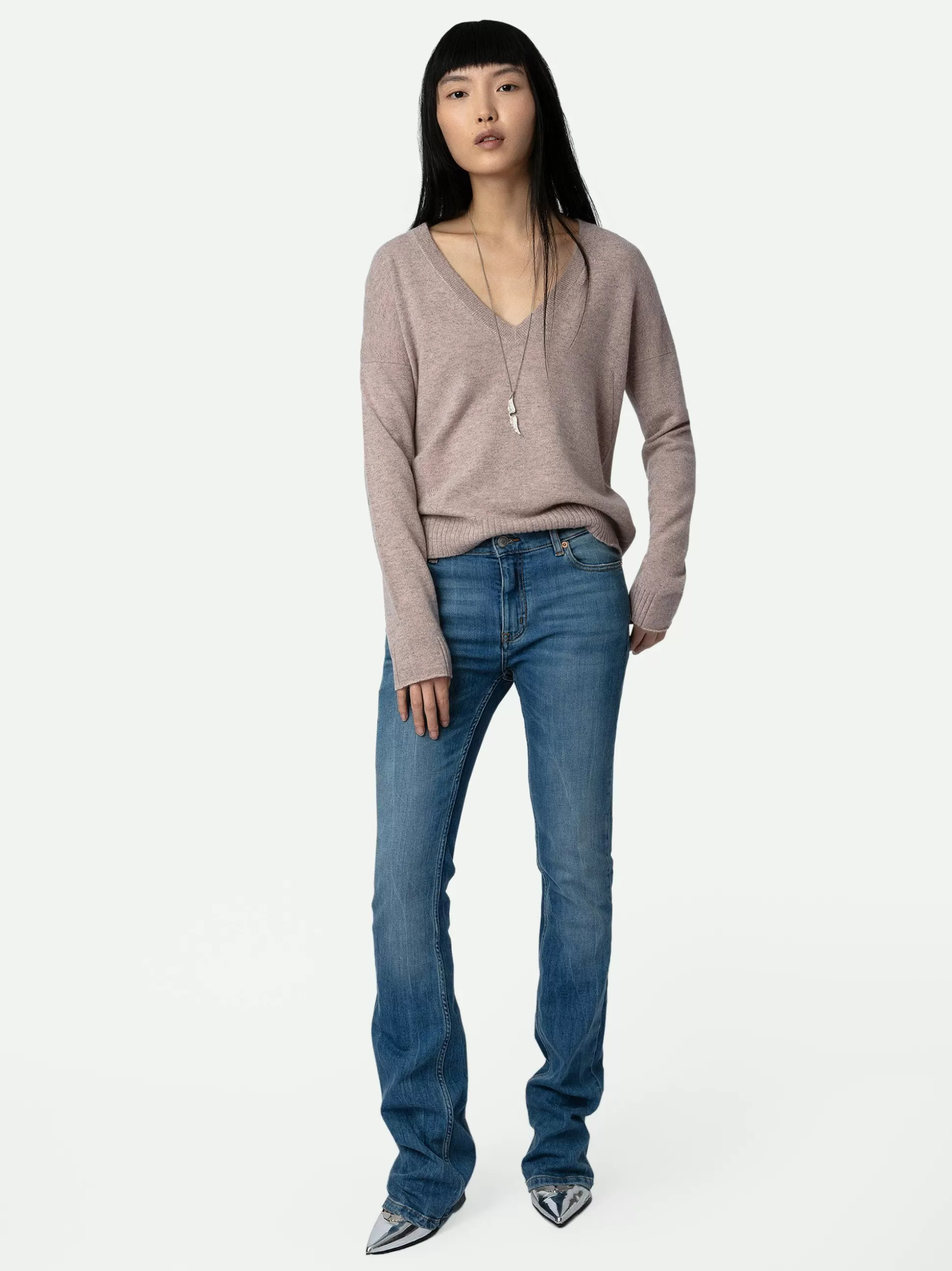 Zadig&Voltaire Gensere Og Cardigans^Vivi Genser 100% Cashmere Primerose