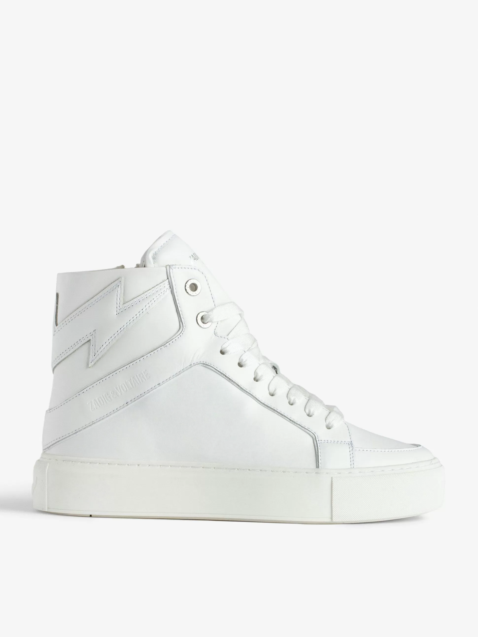 Zadig&Voltaire Sko^Zv1747 High Flash Platform High Top Joggesko Hvit