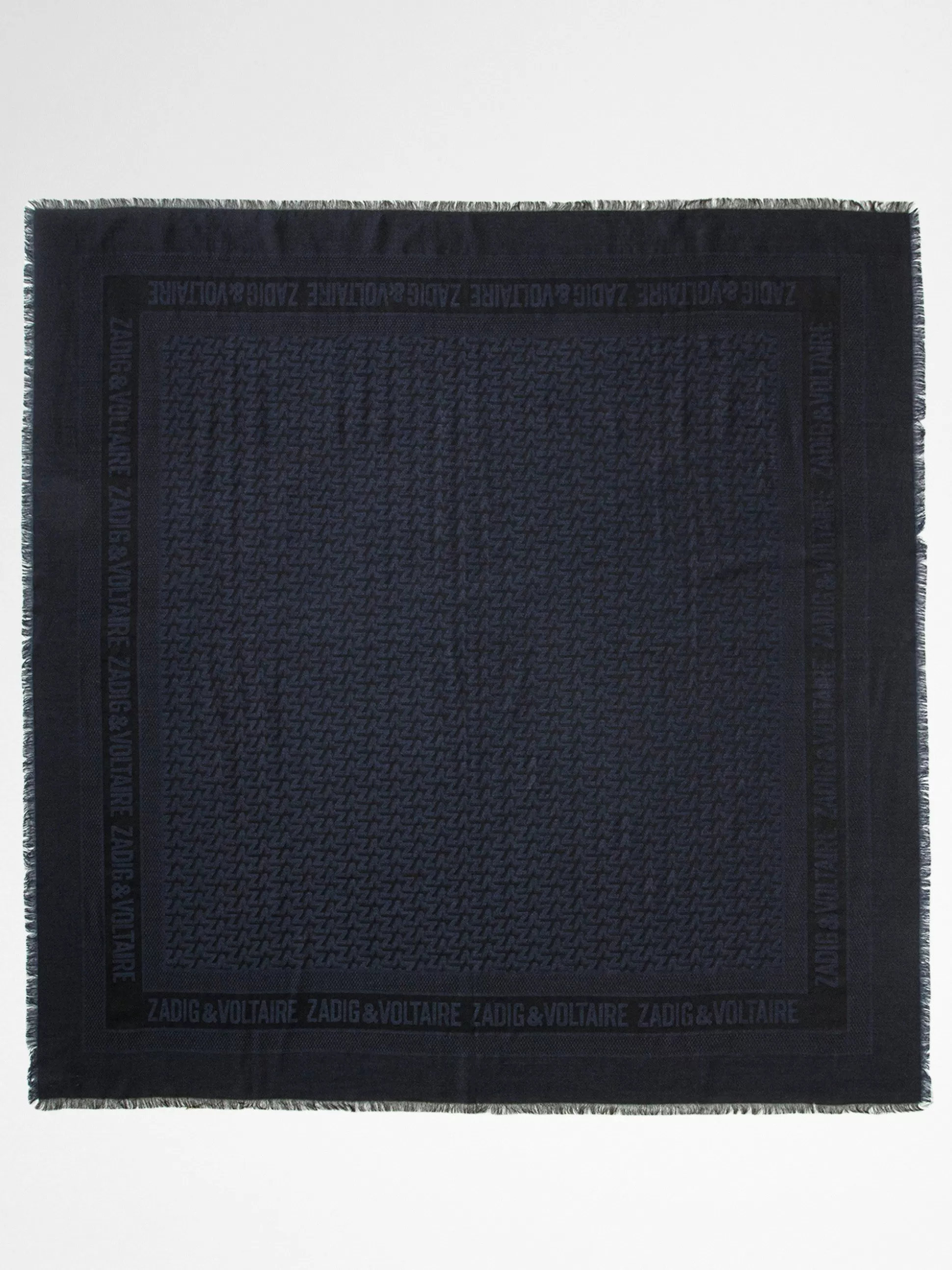 Zadig&Voltaire Skjerf^Zv Initial Glenn Scarf Blekk