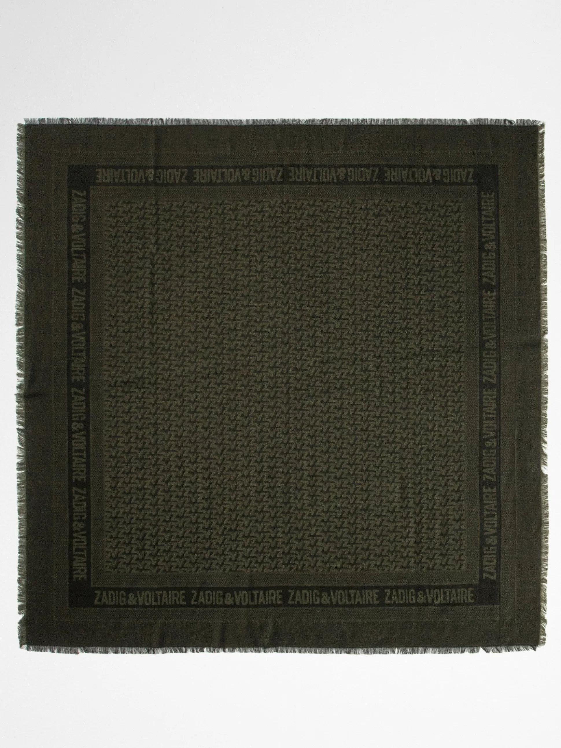 Zadig&Voltaire Skjerf^Zv Initial Glenn Scarf Kaki